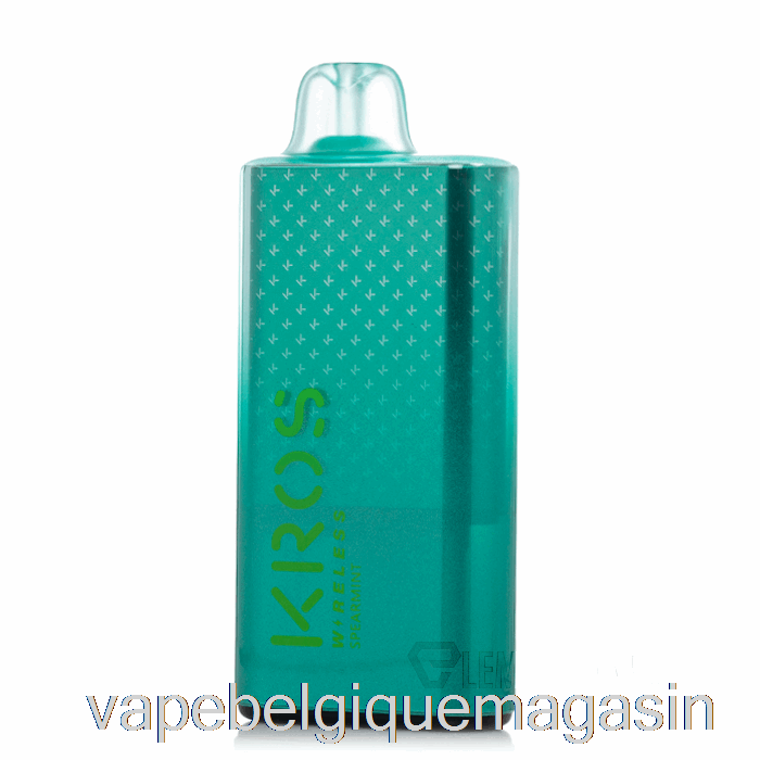 Vape Jetable Kros Sans Fil 9000 Menthe Verte Jetable